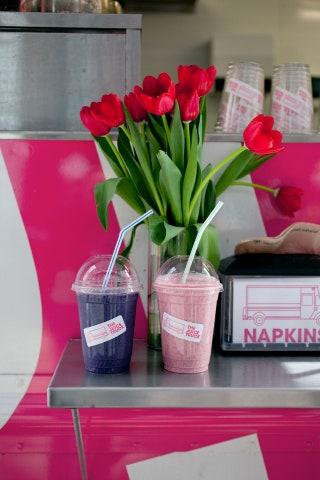 You cant miss The Juice Trucks neonpink truck in Vancouver.